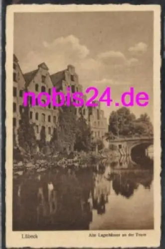 Lübeck Alte Lagerhäuser  *ca.1930