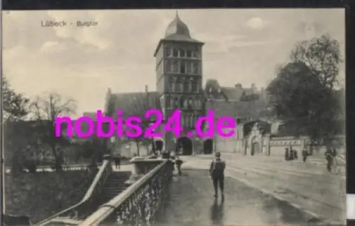 Lübeck Burgtor *ca.1915