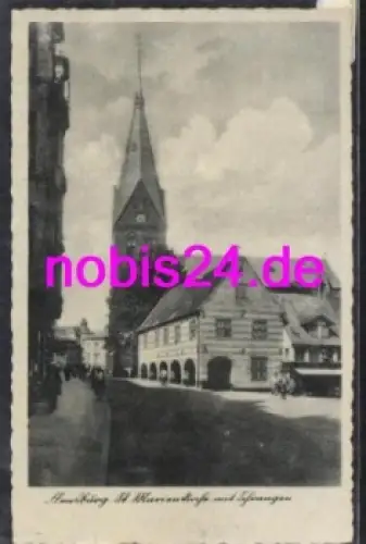 Flensburg St. Marienkirche o ca.1950