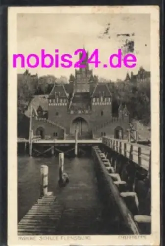 Flensburg Marine Schule Freitreppe o 16.6.1915