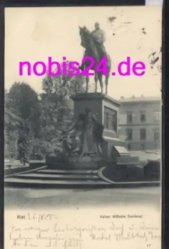 Kiel Kaiser Wilhelm Denkmal o 6.8.1905