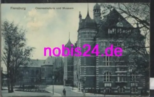 Flensburg Oberrealschule Museum o 1914