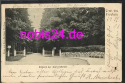 Flensburg Marienhölzung o 17.6.1902