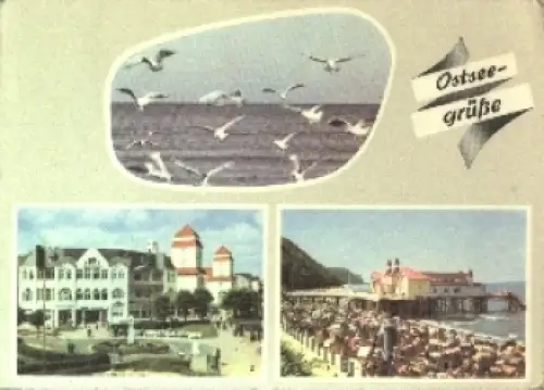 18609 Binz Sellin  Mehrbildkarte o 14.8.1963
