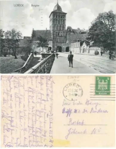 Lübeck Burgtor o 27.5.1926