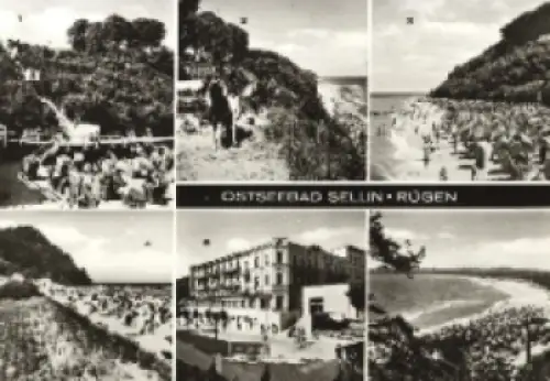 18586 Sellin Rügen Mehrbildkarte o um 1980