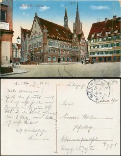 Ulm Donau Rathaus o 17.11.1916