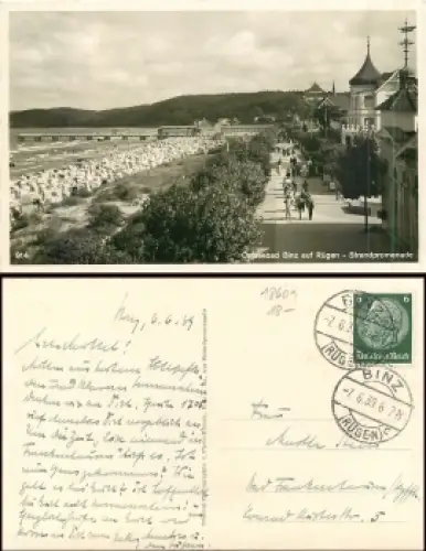 18609 Binz Rügen Strandpromenade o 7.6.1939