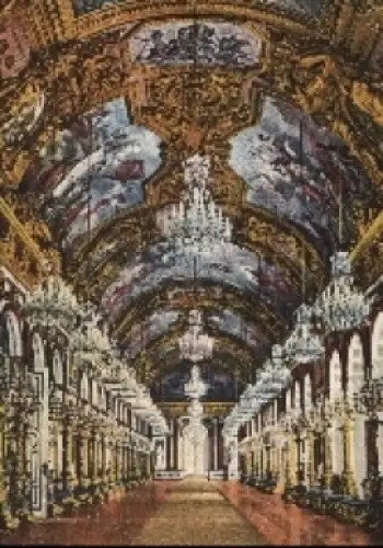 83209 Herrenchiemsee Schloss Herrenchiemsee Große Speigelgalerie * ca. 1930