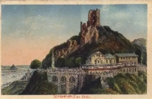 53639 Königswinter Drachenfels Rhein o 1925