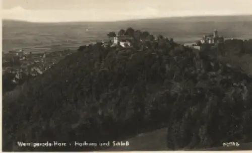 38855 Wernigerode Harz Harburg und Schloss * ca. 1950