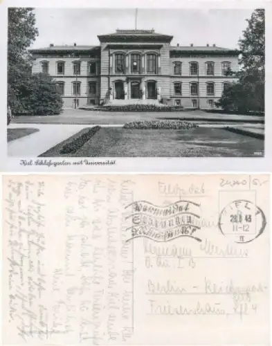 Kiel Universität Feldpost o 28.8.43