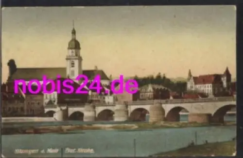 97318 Kitzingen Main Protestantische Kirche o 30.12.1932