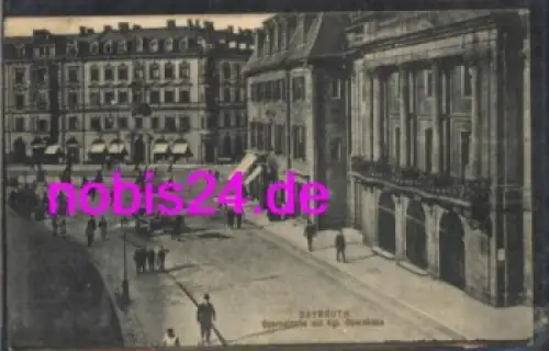 Bayreuth Opernstrasse Oper o 14.6.1916