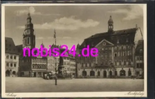 Coburg Marktplatz Kirche *ca.1930