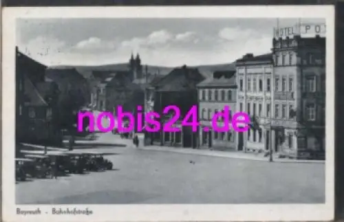 Bayreuth Bahnhofstrasse o 8.7.1957