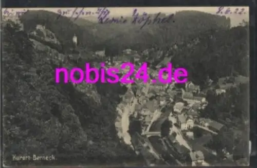 95460 Berneck Totalansicht vom Berg o ca.1930