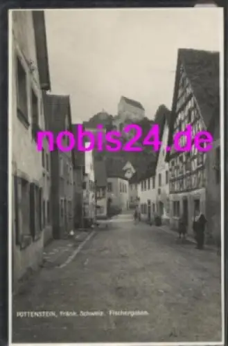 91278 Pottenstein Fischergasse *ca.1920