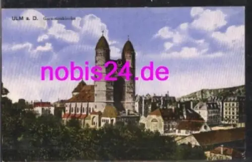 Ulm Donau Garnisonkirche *ca.1930
