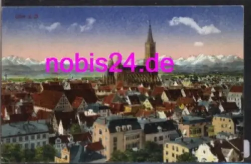 Ulm  Gesamtansicht mit Dom o 9.3.1924