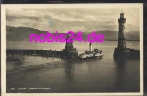 88131 Lindau Bodensee Hafeneinfahrt o 20.6.1932