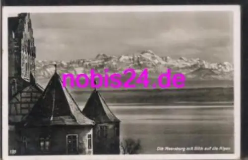 88709 Meersburg Blick in die Alpen o ca.1940