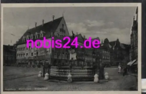 Augsburg Moritzplatz Weberhaus  *ca.1955