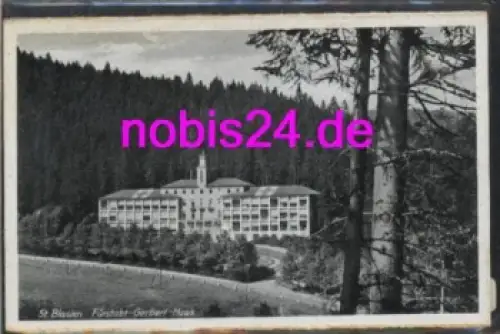 79837 St. Blasien Fürstabt Gerbert Haus *ca.1940