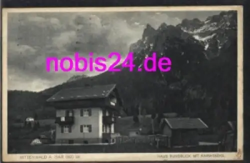 82481 Mittenwald  Haus Rundblick o 20.5.1931