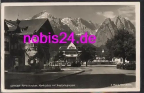 82467 Garmisch Partenkirchen Marktplatz o ca.1935