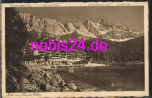 82491 Grainau Eibsee  Hotel Eibsee o 27.7.1937