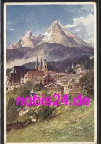 83471 Berchtesgaden Künstlerkarte o 19.5.1924