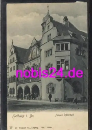 Freiburg Breisgau Neues Rathaus *ca.1910