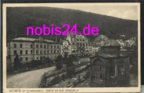 75323 Wildbad Partie an der Trinkhalle o 1.4.1936