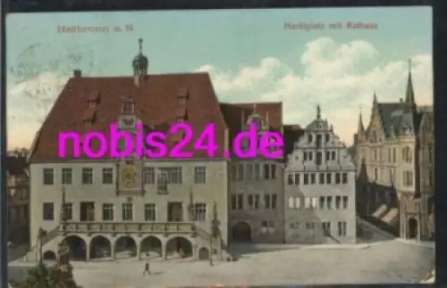 Heilbronn  Marktplatz Rathaus o ca.1915