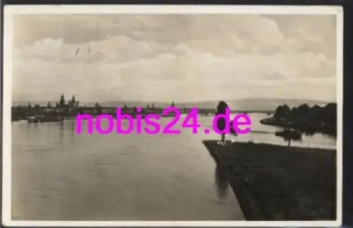 Mainz mit Mainmündung o 12.1.1937