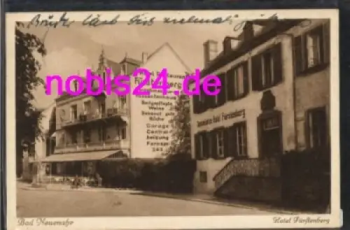 53474 Bad Neuenahr Hotel Fürstenberg o 24.8.1928