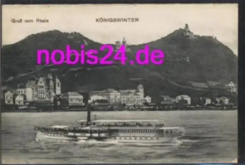 53639 Königswinter Rheindampfer *ca.1920