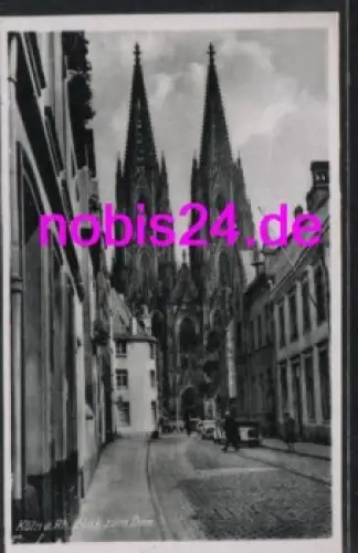 Köln Blick zum Dom *ca.1935