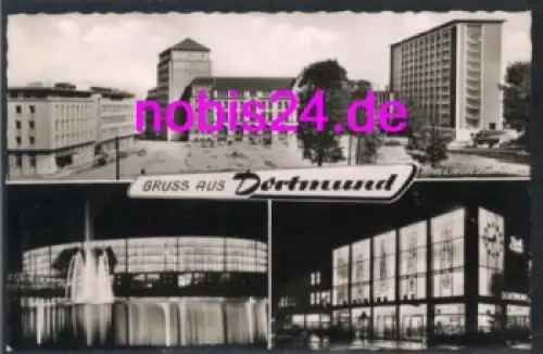 Dortmund Altes und neues Stadthaus o 5.5.1959