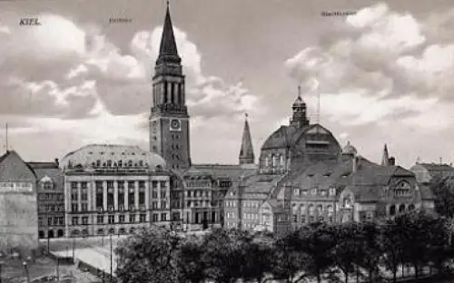 Kiel Rathaus Stadttheater * ca. 1930