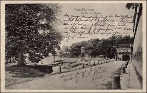 Aschaffenburg Hafen o 15.11.1910