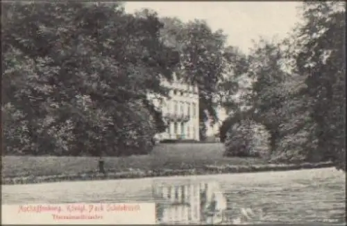 Aschaffenburg Park Schönbusch Theresienschlösschen o 4.6.1914