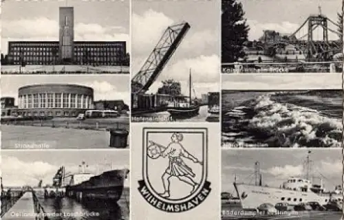 26350 Wilhelmshaven Dampfer Rüstringen o 6.7.1960