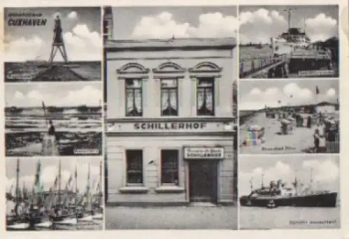 Cuxhaven Schillerhof Krabbenkutter Dampfer "Deutschland" * ca. 1940