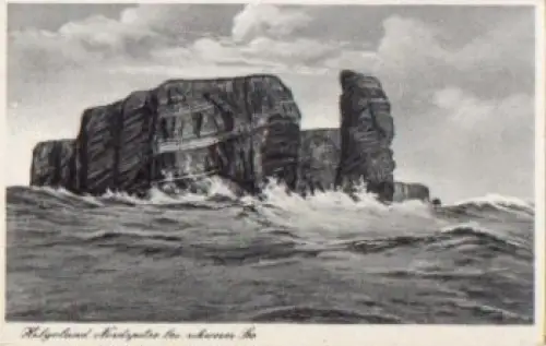 27580 Helgoland Nordspitze bei schwerer See  * ca. 1930