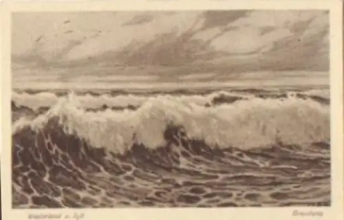 25980 Westerland Insel Sylt Künstlerkarte HSR *ca. 1920