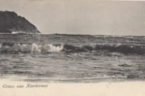 26548 Norderney Brandung *ca. 1900