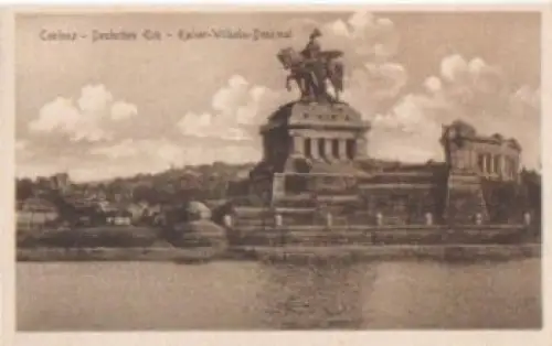 Coblenz Deutsches Eck Kaiser-Wilhelm-Denkmal * ca. 1910