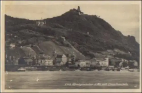 53639 Königswinter mit Drachenfels gebr. ca. 1930